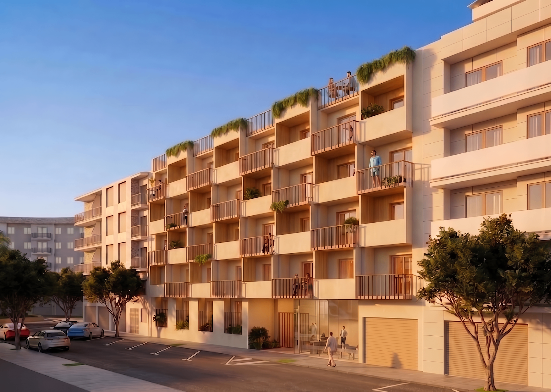 Fachada de obra nueva
